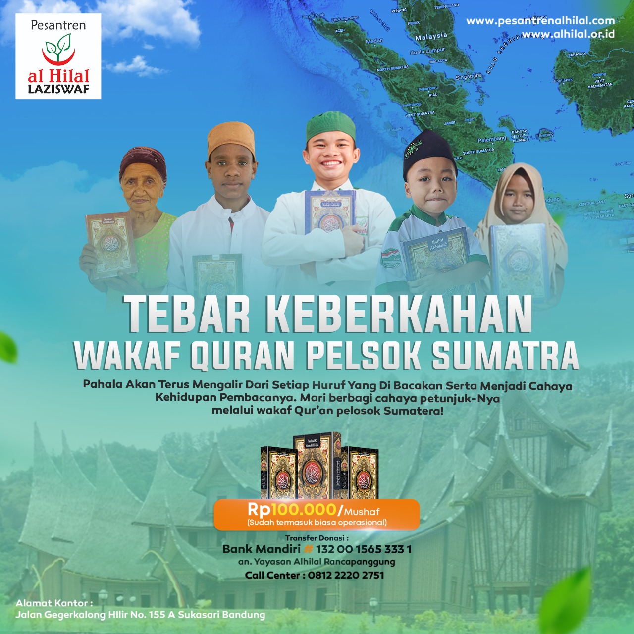 Pesantren al Hilal - Yatim, Tahfidz, Gratis