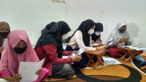 Pelaksanaan Ekskul Bahasa Arab Rumah Tahfidz al Hilal 6 Cisaranten