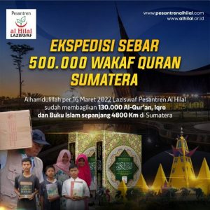 130.000 Wakaf Quran, dll Telah Dibagikan Oleh Tim SWQ Al Hilal