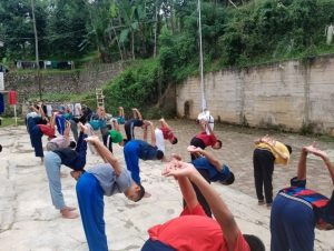 Ekstrakurikuler Taekwondo Santri Yatim Penghafal Quran