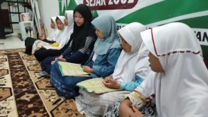 Murojaah dan Tilawah Santri Pesantren Al Hilal 7 Cipadung Wetan