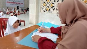 Suasana Penilaian Akhir Semester Ganjil Santri TPA Al Hilal