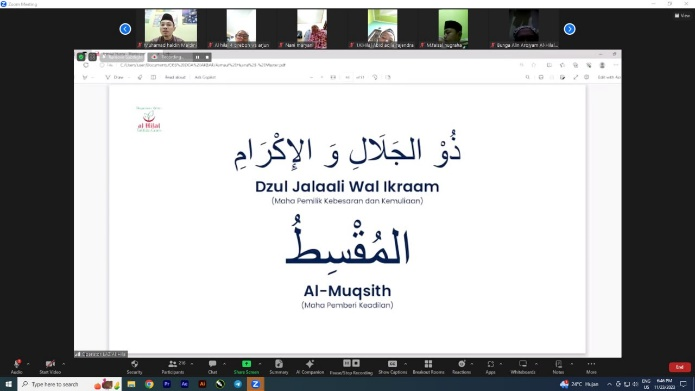 Kembali Dilaksanakan! Doa dan Dzikir Bersama Anak Yatim Penghafal Quran Pesantren Al Hilal Secara Virtual