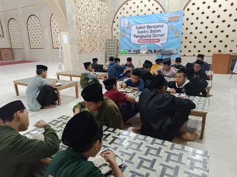 10 Hari Pertama Ramadhan, Santri Yatim Penghafal Quran Pesantren Al Hilal Masih Menikmati Hidangan Sahur Terbaiknya