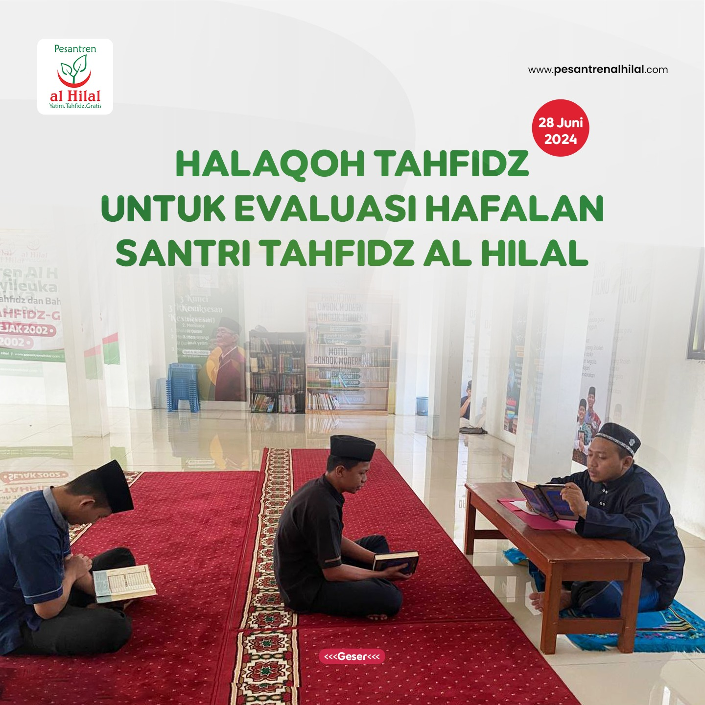 Pesantren al Hilal - Yatim, Tahfidz, Gratis