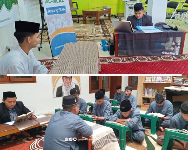 Suasana Ujian Hari Ke-Tiga di Pesantren Al Hilal