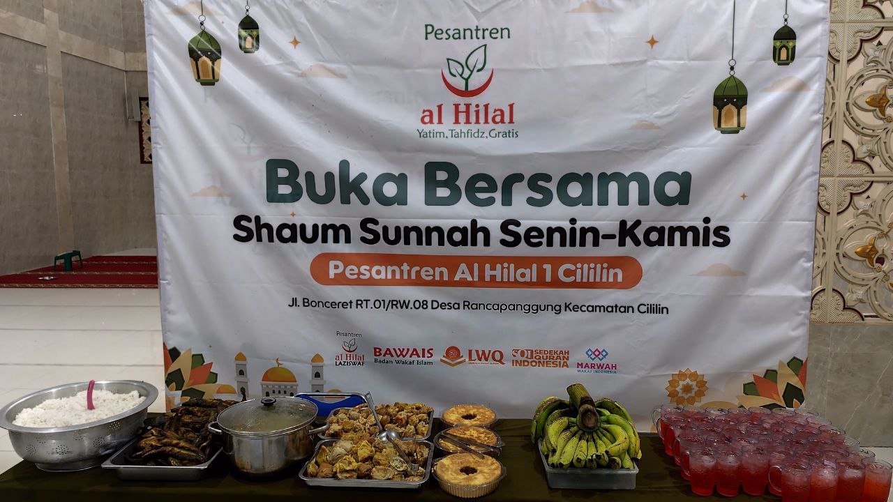 Santri Pesantren Al Hilal Kembali Melaksanakan Buka Puasa Sunnah Senin Kamis di Awal Bulan Muharram