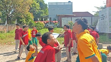 A group of kids playing outside AI-generated content may be incorrect.
