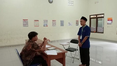 A child standing next to a desk AI-generated content may be incorrect.