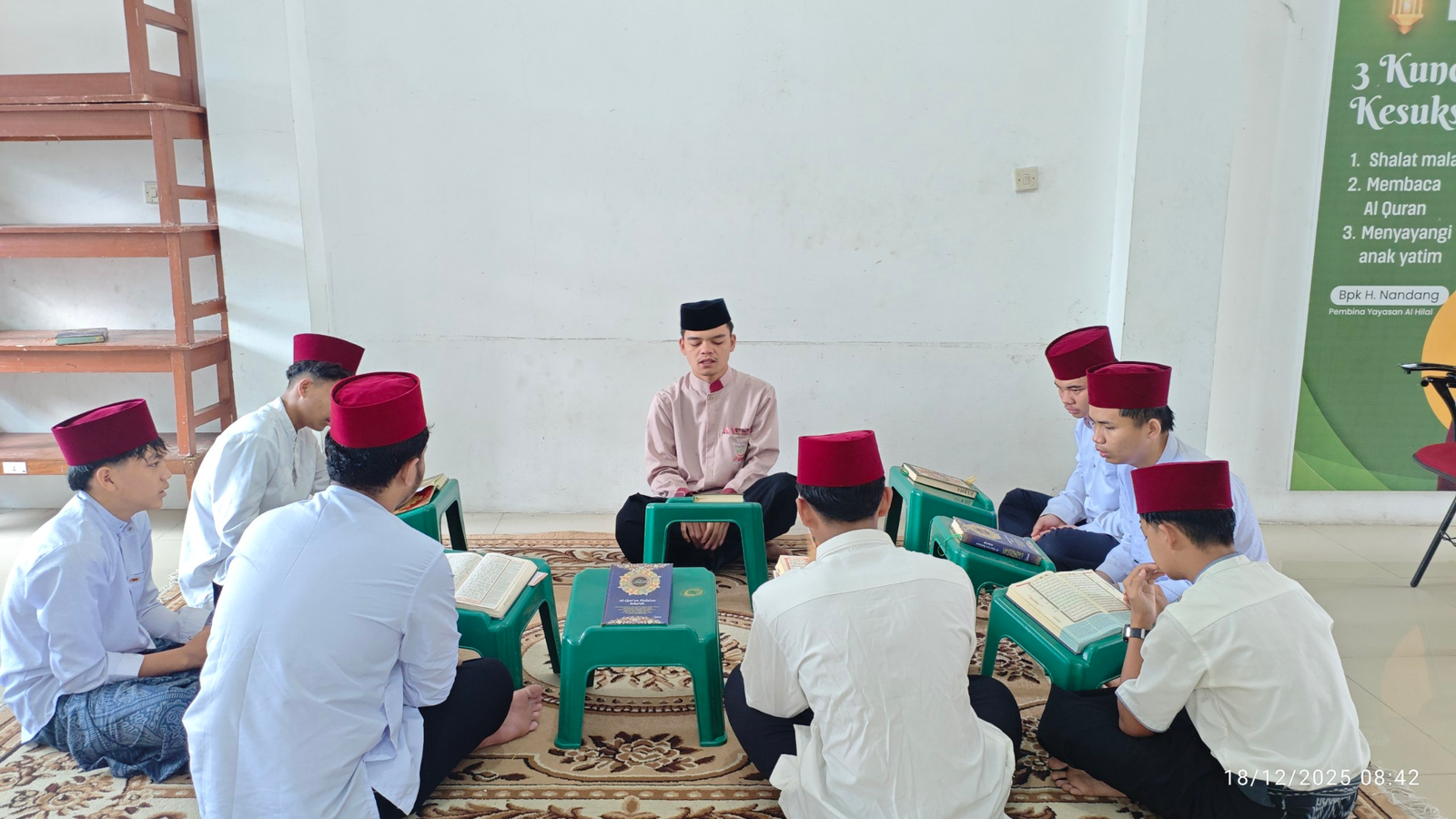 Evaluasi Hafalan Al Qur’an, Ujian Tahfizh Hari Kedua Dimulai di Pesantren Al Hilal