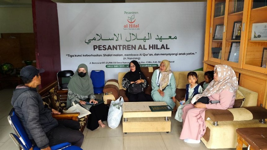 Liburan Usai! Santri Yatim Penghafal Quran Pesantren Al Hilal 1 Cililin Kembali ke Pondok