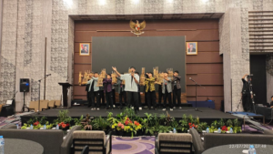 Membanggakan, Santri Pesantren Al Hilal Tampilkan Pertunjukan Angklung di Waqf Leader Summit 2026