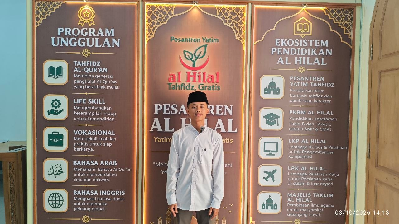 Muhammad Raka Ramadhan, Santri Al Hilal yang Gigih Mengejar Cita-Cita hingga Bermimpi Kembali Menjadi Orang Tua Asuh